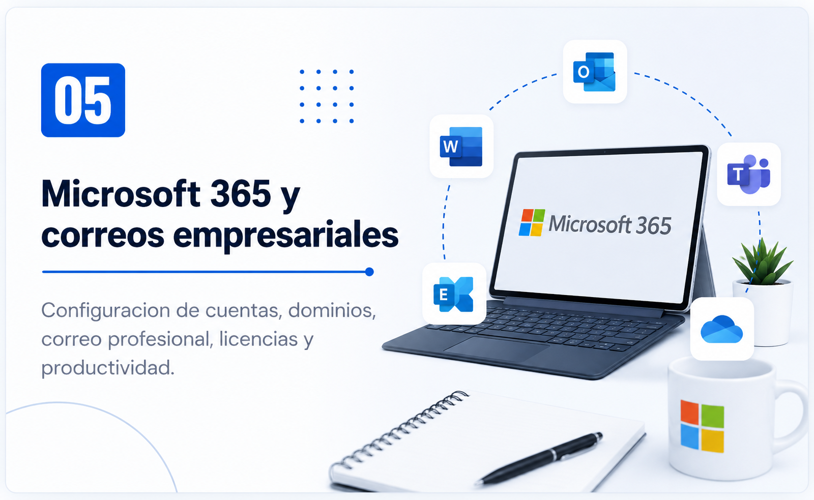Microsoft 365 y correos empresariales